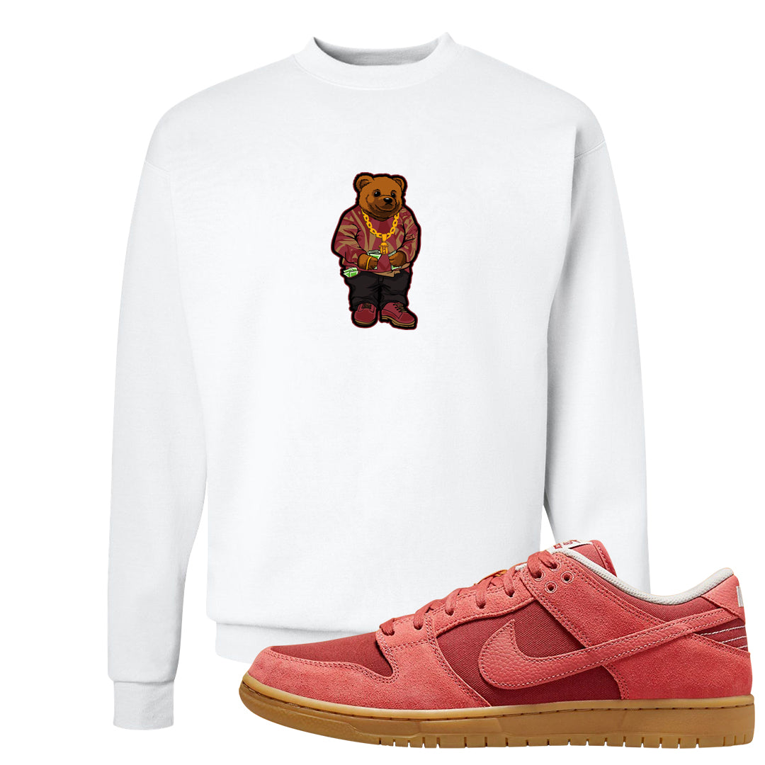 Software Collab Low Dunks Crewneck Sweatshirt | Sweater Bear, White