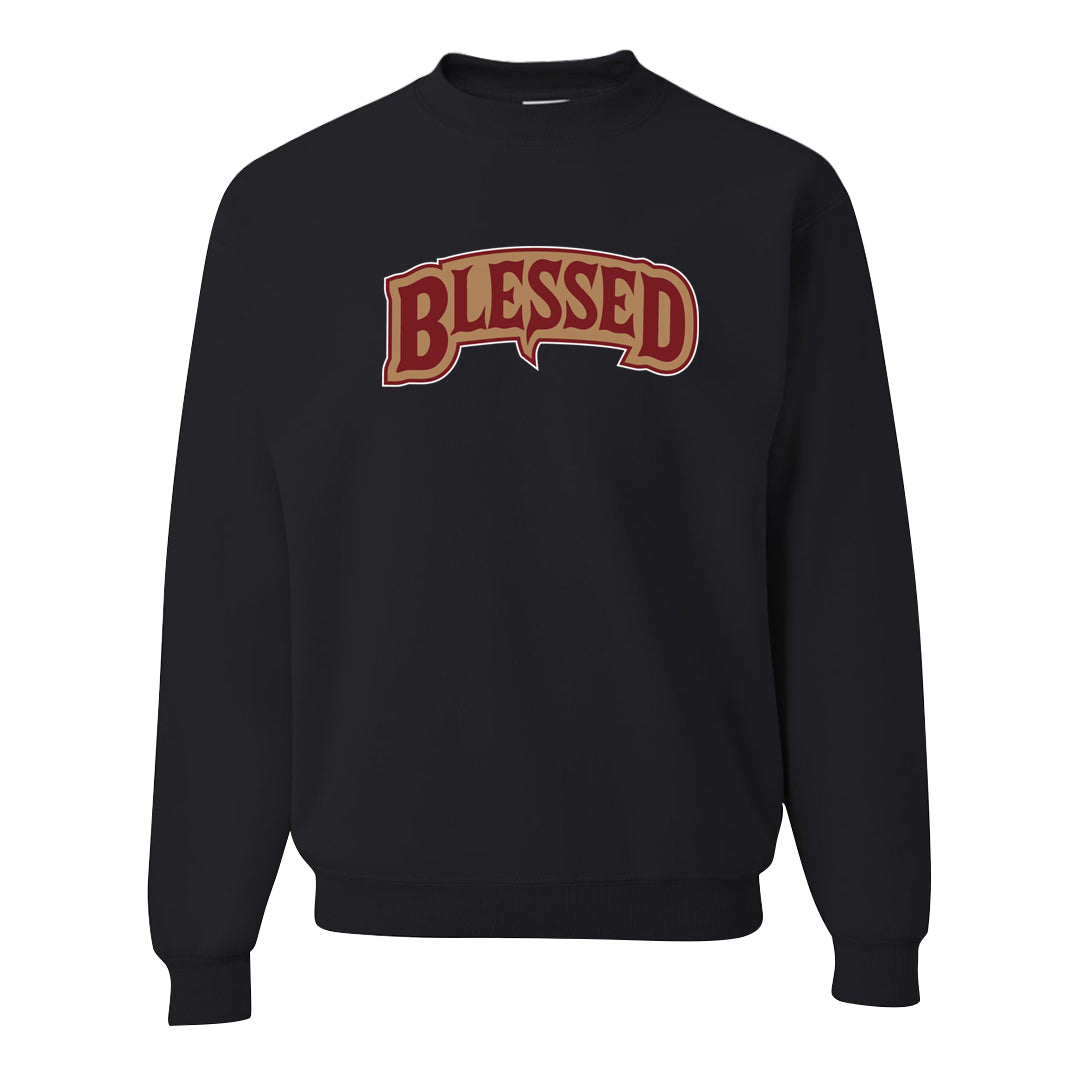 Software Collab Low Dunks Crewneck Sweatshirt | Blessed Arch, Black