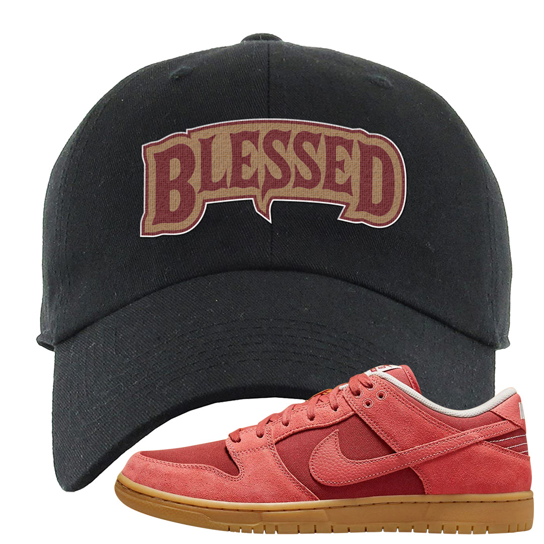 Software Collab Low Dunks Dad Hat | Blessed Arch, Black