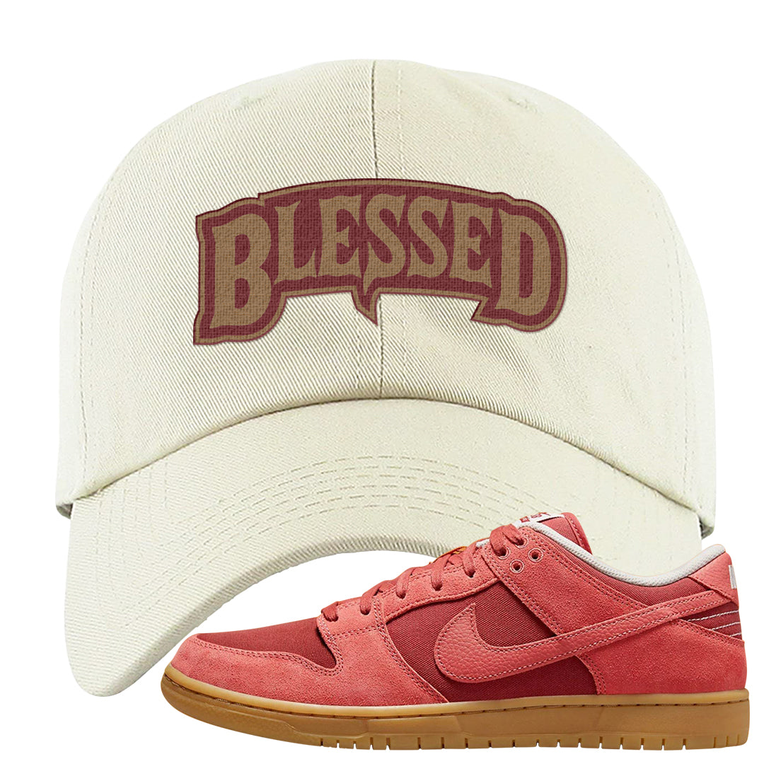 Software Collab Low Dunks Dad Hat | Blessed Arch, White