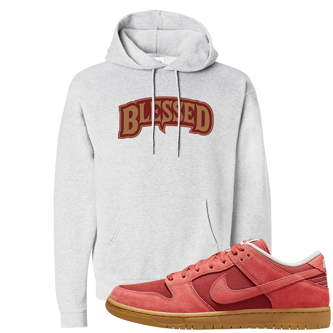 Software Collab Low Dunks Hoodie | Blessed Arch, Ash