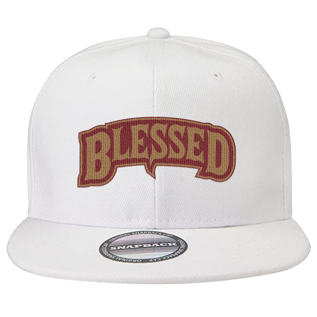 Software Collab Low Dunks Snapback Hat | Blessed Arch, White