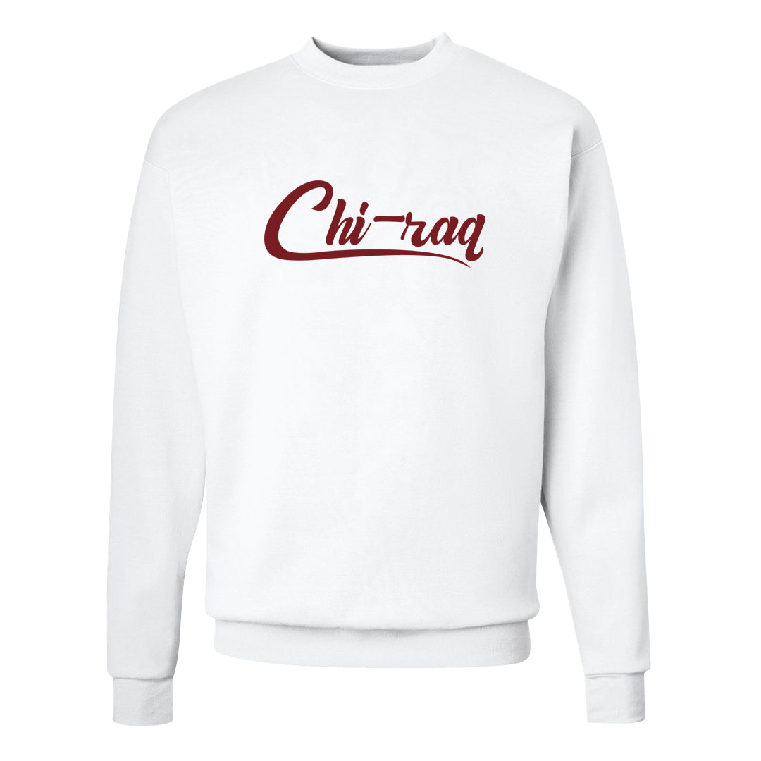 Software Collab Low Dunks Crewneck Sweatshirt | Chiraq, White