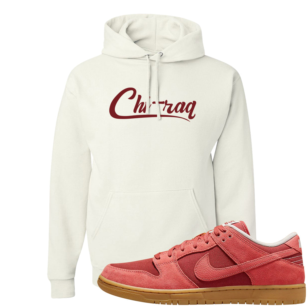 Software Collab Low Dunks Hoodie | Chiraq, White
