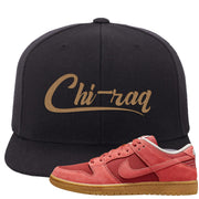 Software Collab Low Dunks Snapback Hat | Chiraq, Black
