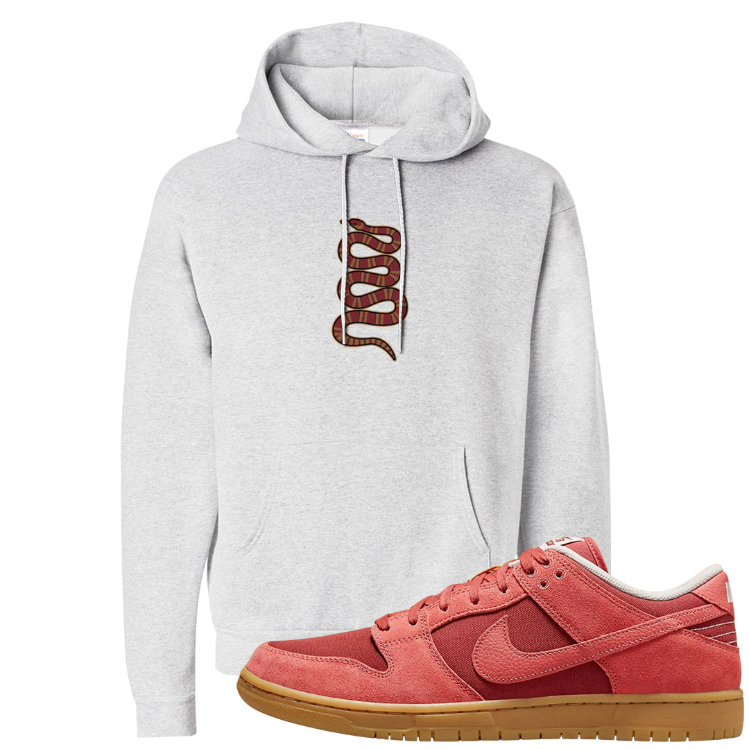 Software Collab Low Dunks Hoodie | Coiled Snake, Ash