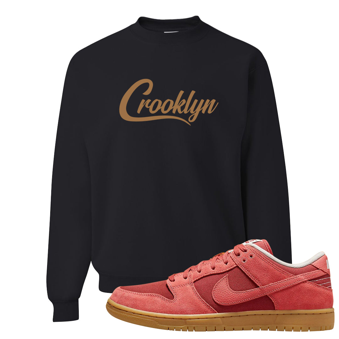 Software Collab Low Dunks Crewneck Sweatshirt | Crooklyn, Black