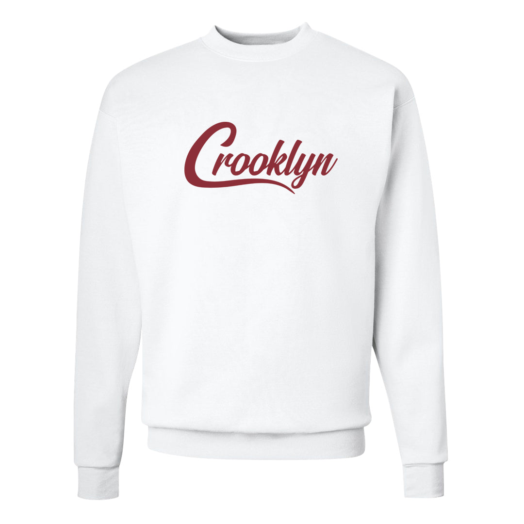 Software Collab Low Dunks Crewneck Sweatshirt | Crooklyn, White