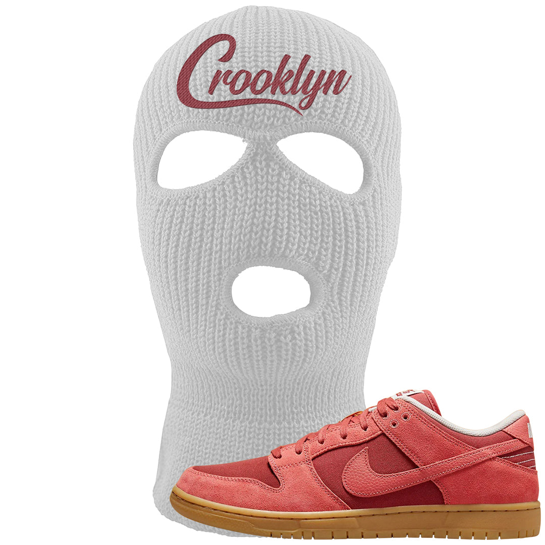 Software Collab Low Dunks Ski Mask | Crooklyn, White