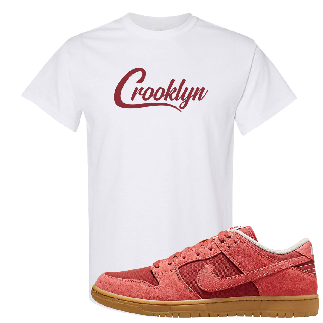 Software Collab Low Dunks T Shirt | Crooklyn, White