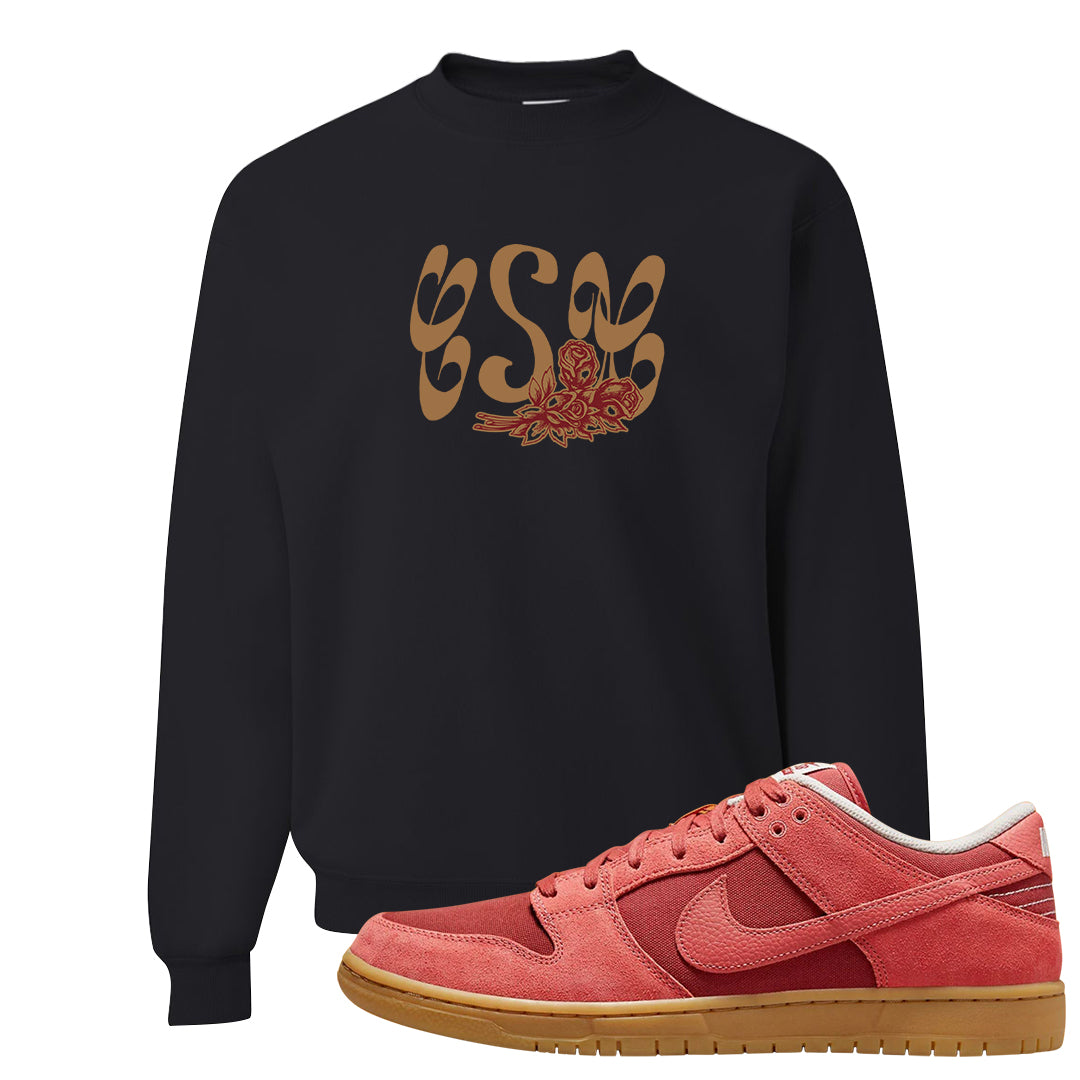 Software Collab Low Dunks Crewneck Sweatshirt | Certified Sneakerhead, Black