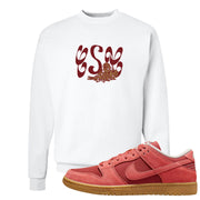 Software Collab Low Dunks Crewneck Sweatshirt | Certified Sneakerhead, White