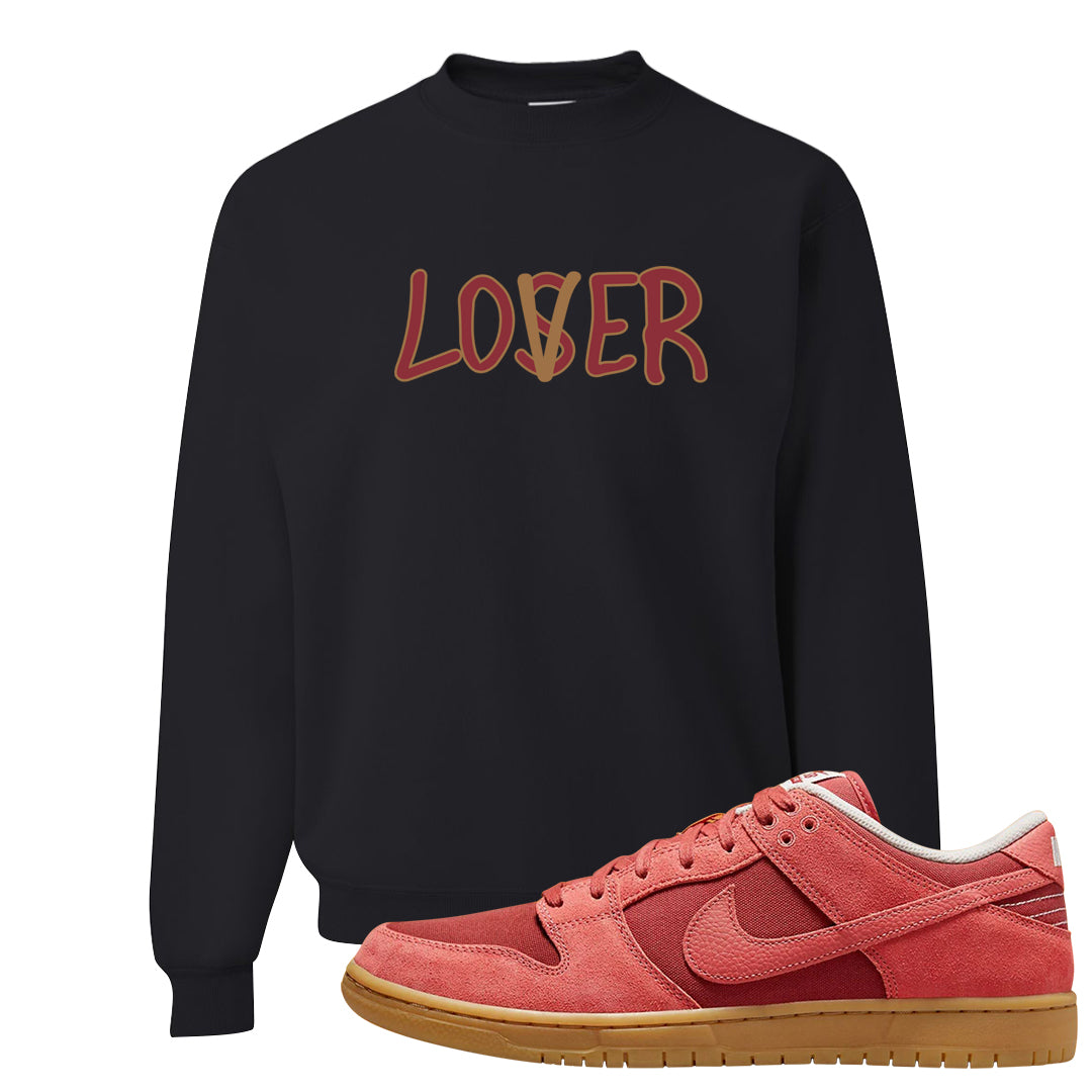 Software Collab Low Dunks Crewneck Sweatshirt | Lover, Black