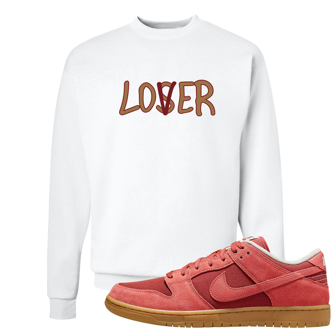 Software Collab Low Dunks Crewneck Sweatshirt | Lover, White