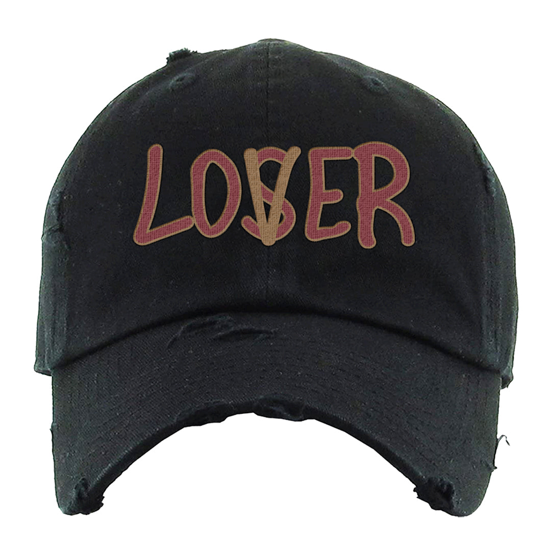 Software Collab Low Dunks Distressed Dad Hat | Lover, Black