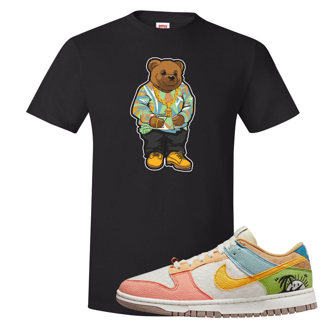 Sail Sanded Gold Low Dunks T Shirt | Sweater Bear, Black