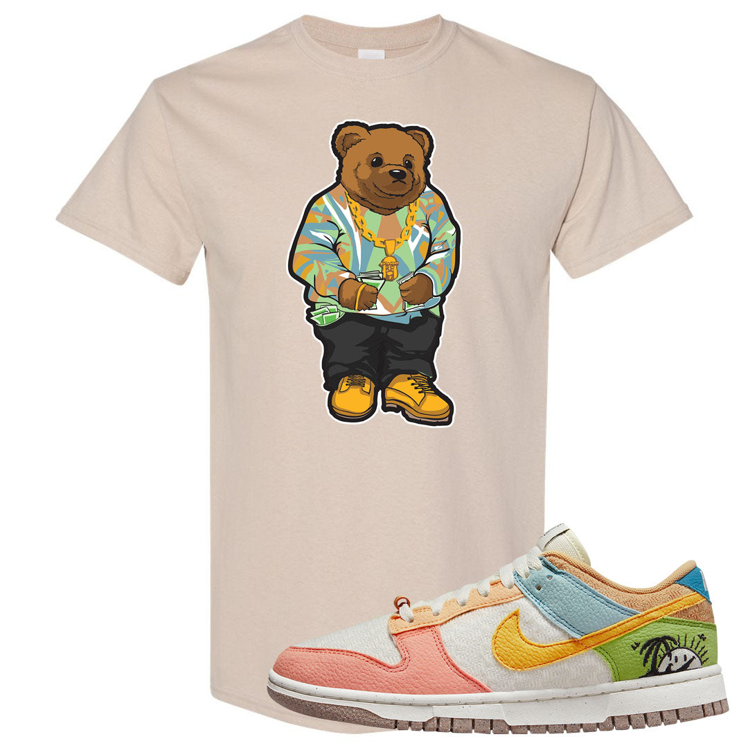 Sail Sanded Gold Low Dunks T Shirt | Sweater Bear, Sand