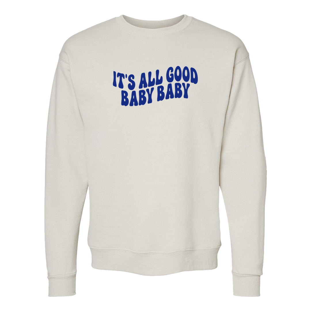 Sesame Seed Bun Low Dunks Crewneck Sweatshirt | All Good Baby, Sand