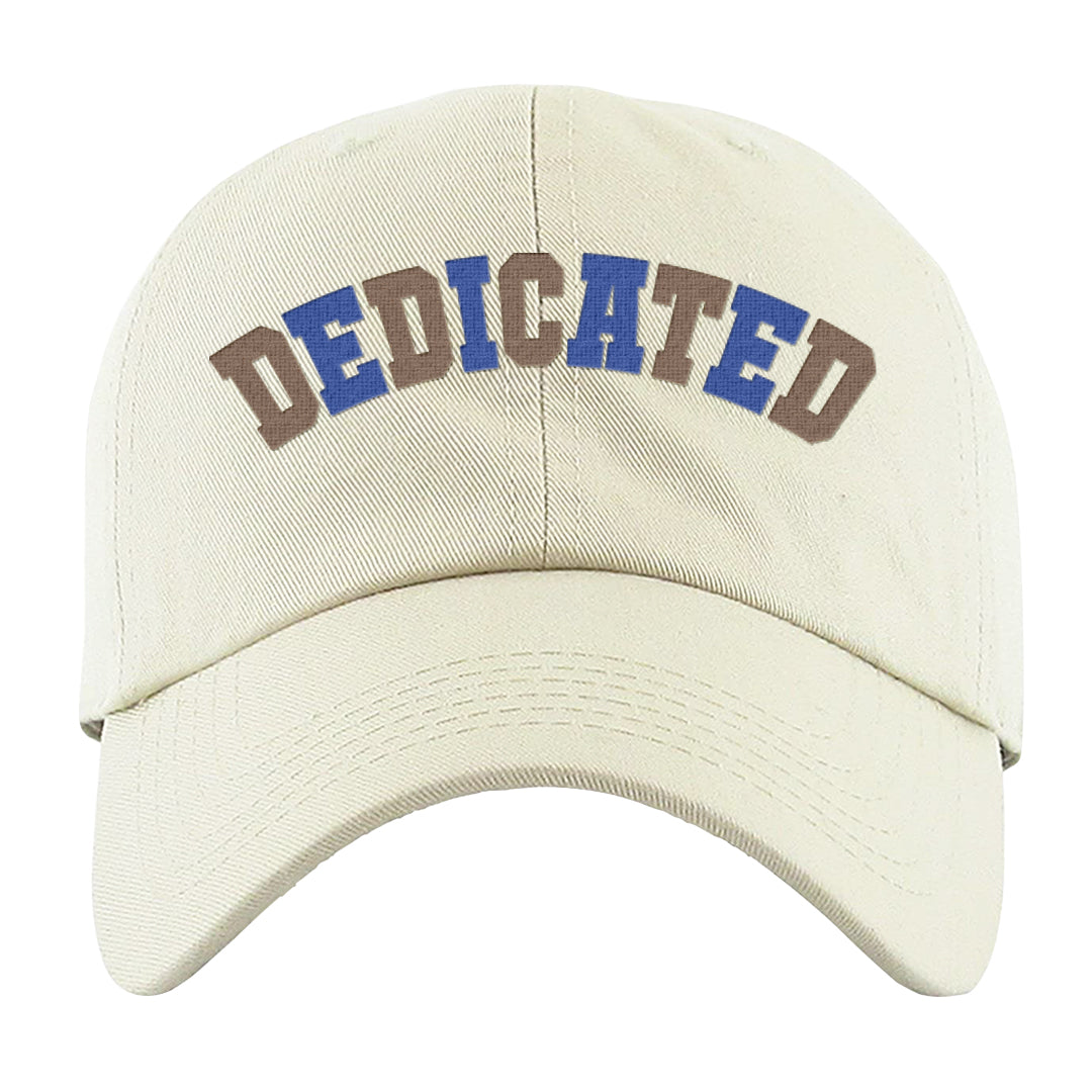 Sesame Seed Bun Low Dunks Dad Hat | Dedicated, White