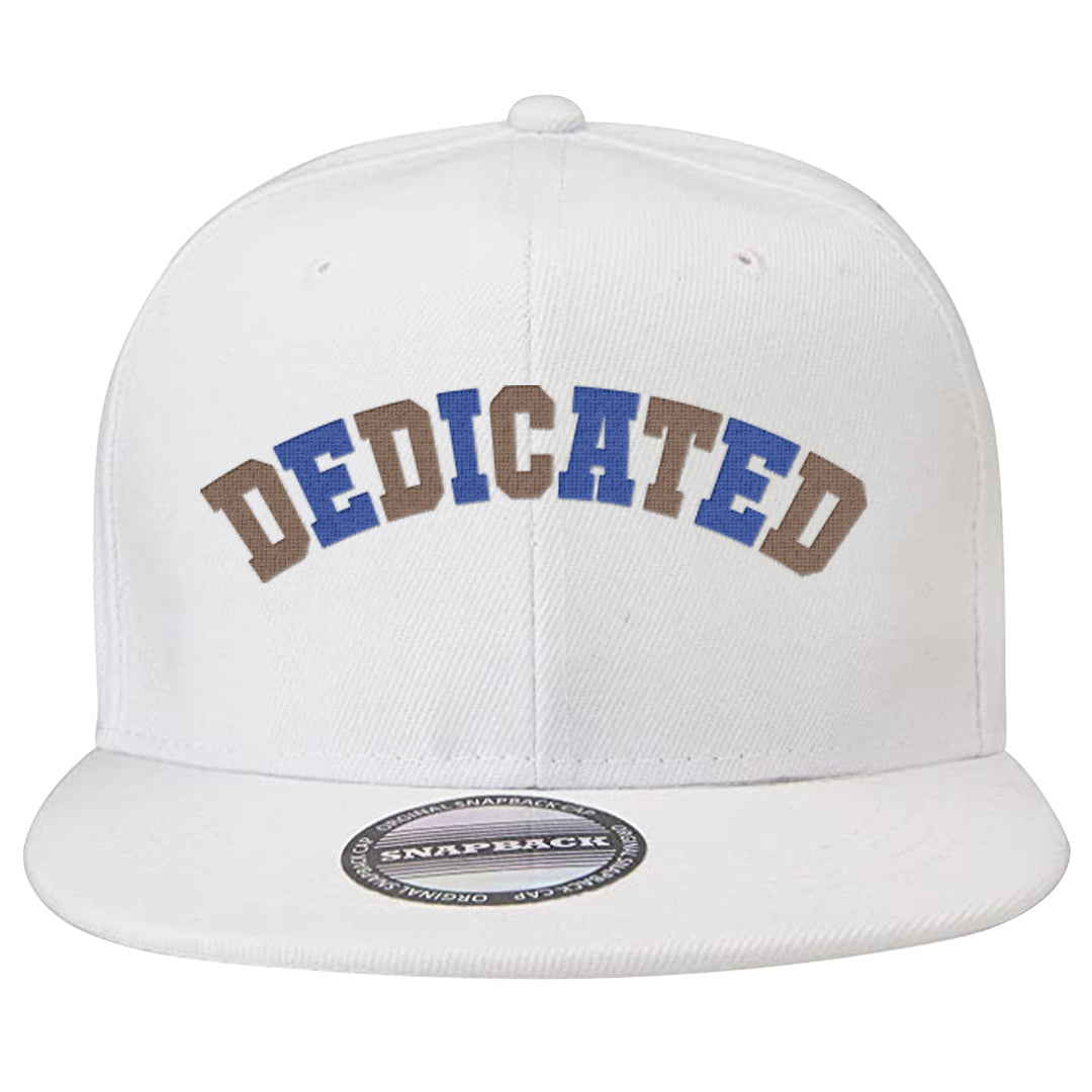 Sesame Seed Bun Low Dunks Snapback Hat | Dedicated, White