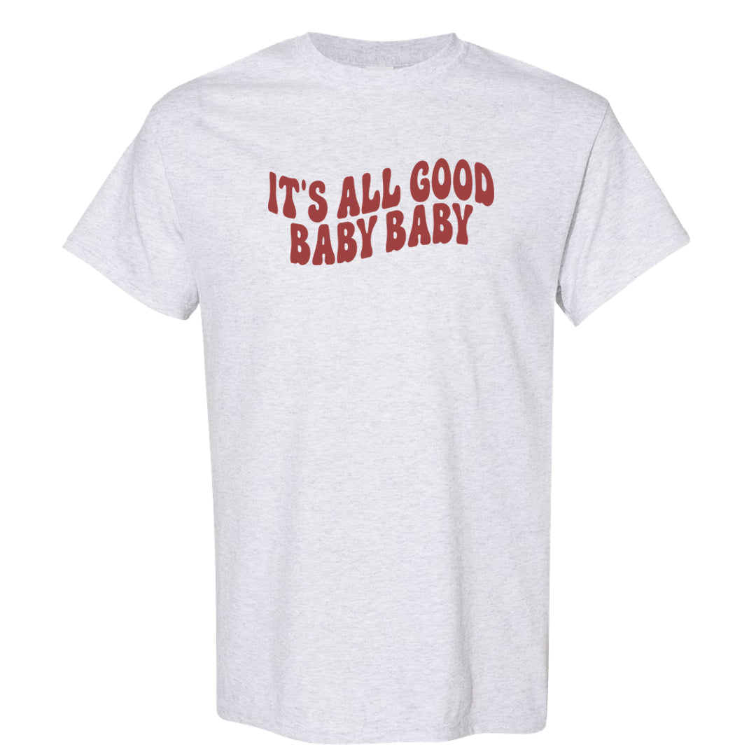 Shimmer Sanddrift Fuzzy Low Dunks T Shirt | All Good Baby, Ash