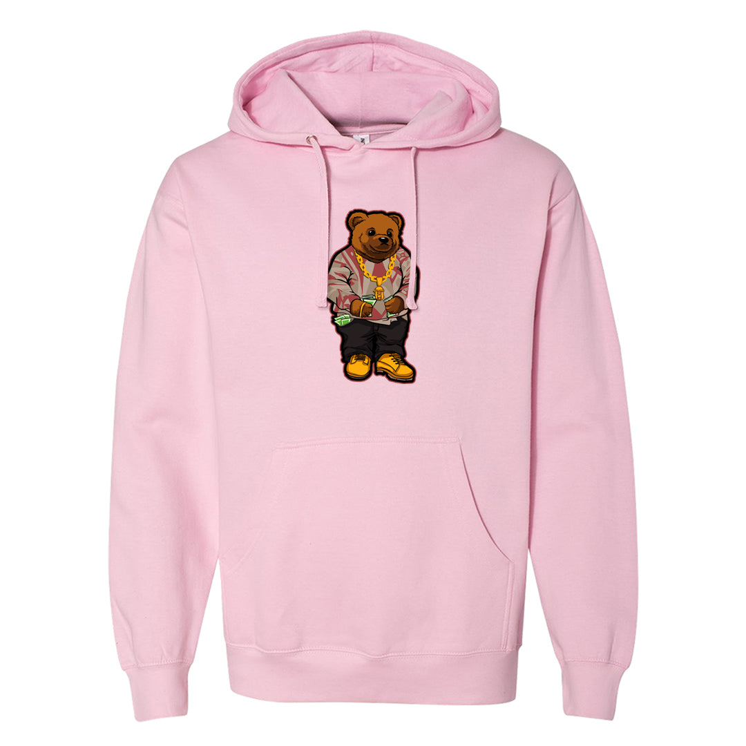 Shimmer Sanddrift Fuzzy Low Dunks Hoodie | Sweater Bear, Light Pink