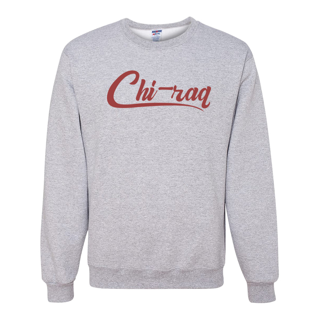 Shimmer Sanddrift Fuzzy Low Dunks Crewneck Sweatshirt | Chiraq, Ash