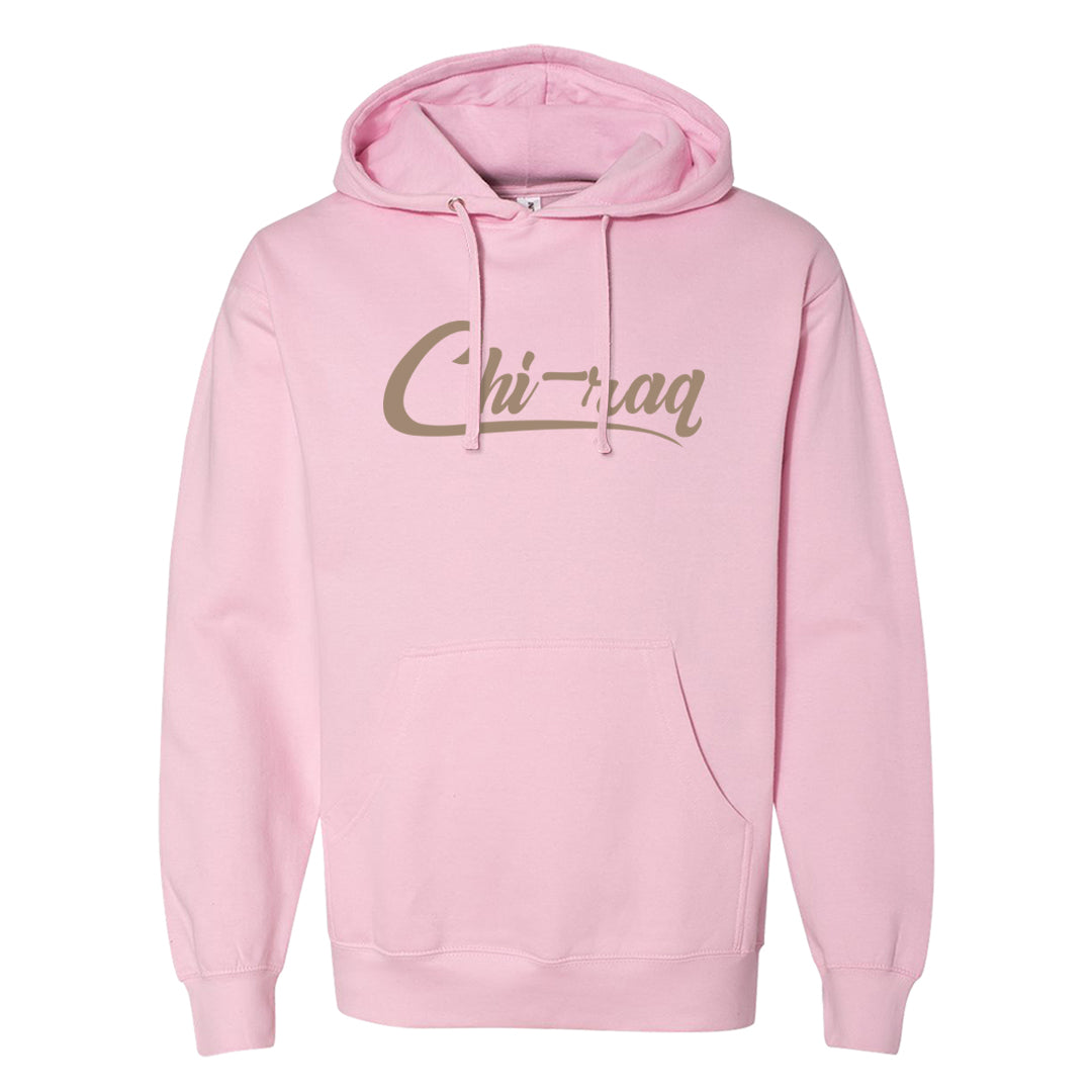 Shimmer Sanddrift Fuzzy Low Dunks Hoodie | Chiraq, Light Pink