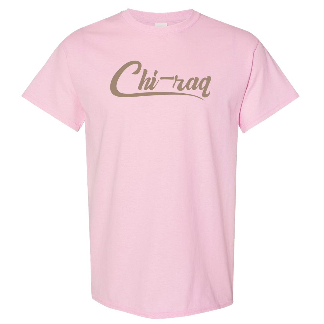Shimmer Sanddrift Fuzzy Low Dunks T Shirt | Chiraq, Light Pink