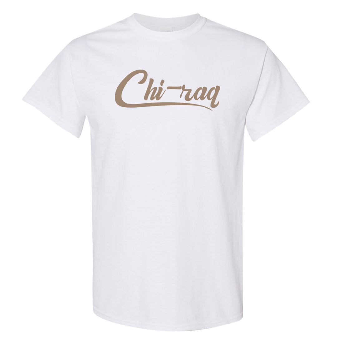 Shimmer Sanddrift Fuzzy Low Dunks T Shirt | Chiraq, White