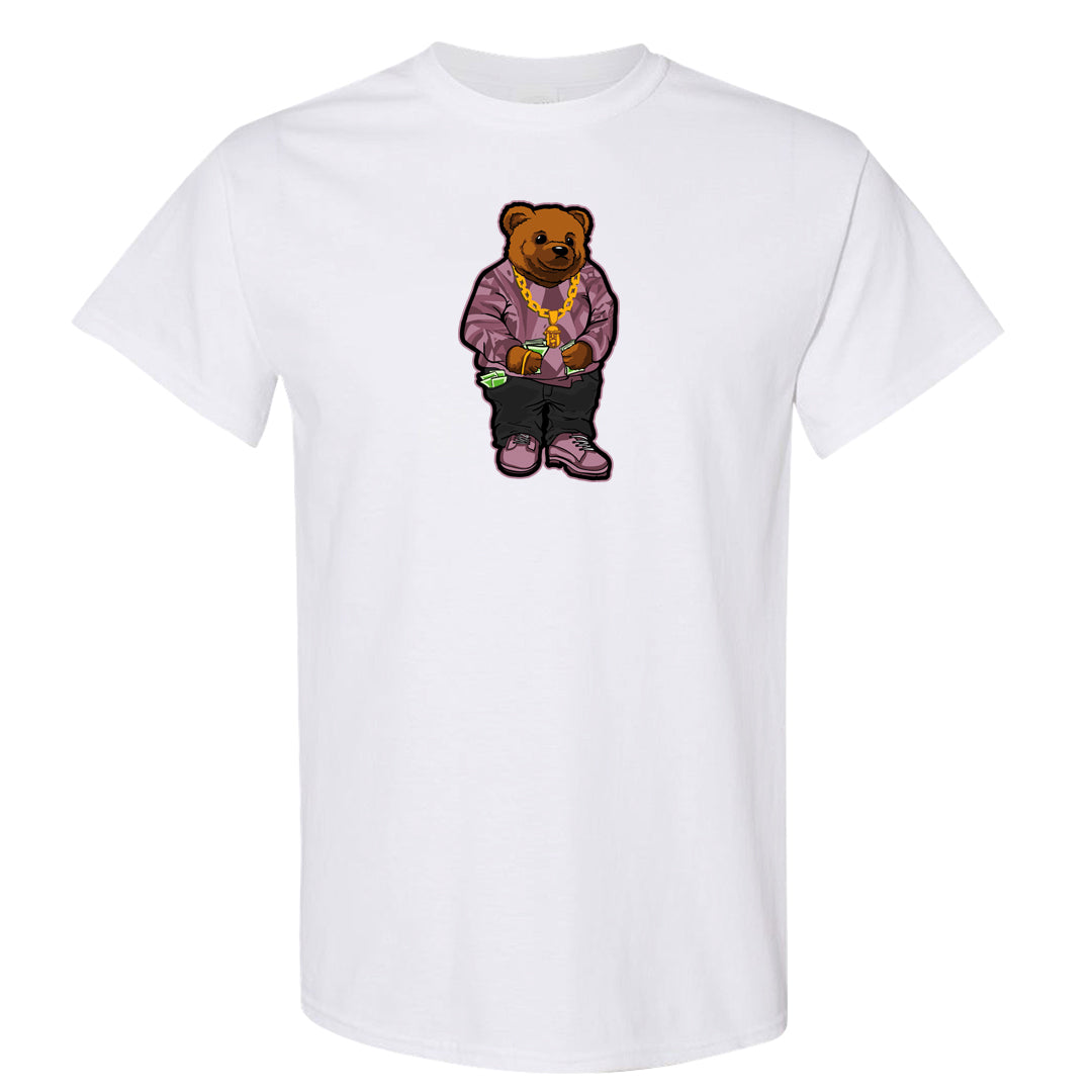 Teddy Bear Pink Low Dunks T Shirt | Sweater Bear, White