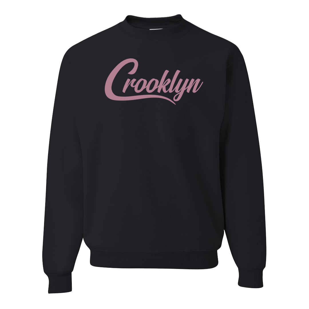 Teddy Bear Pink Low Dunks Crewneck Sweatshirt | Crooklyn, Black