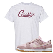Teddy Bear Pink Low Dunks T Shirt | Crooklyn, Ash