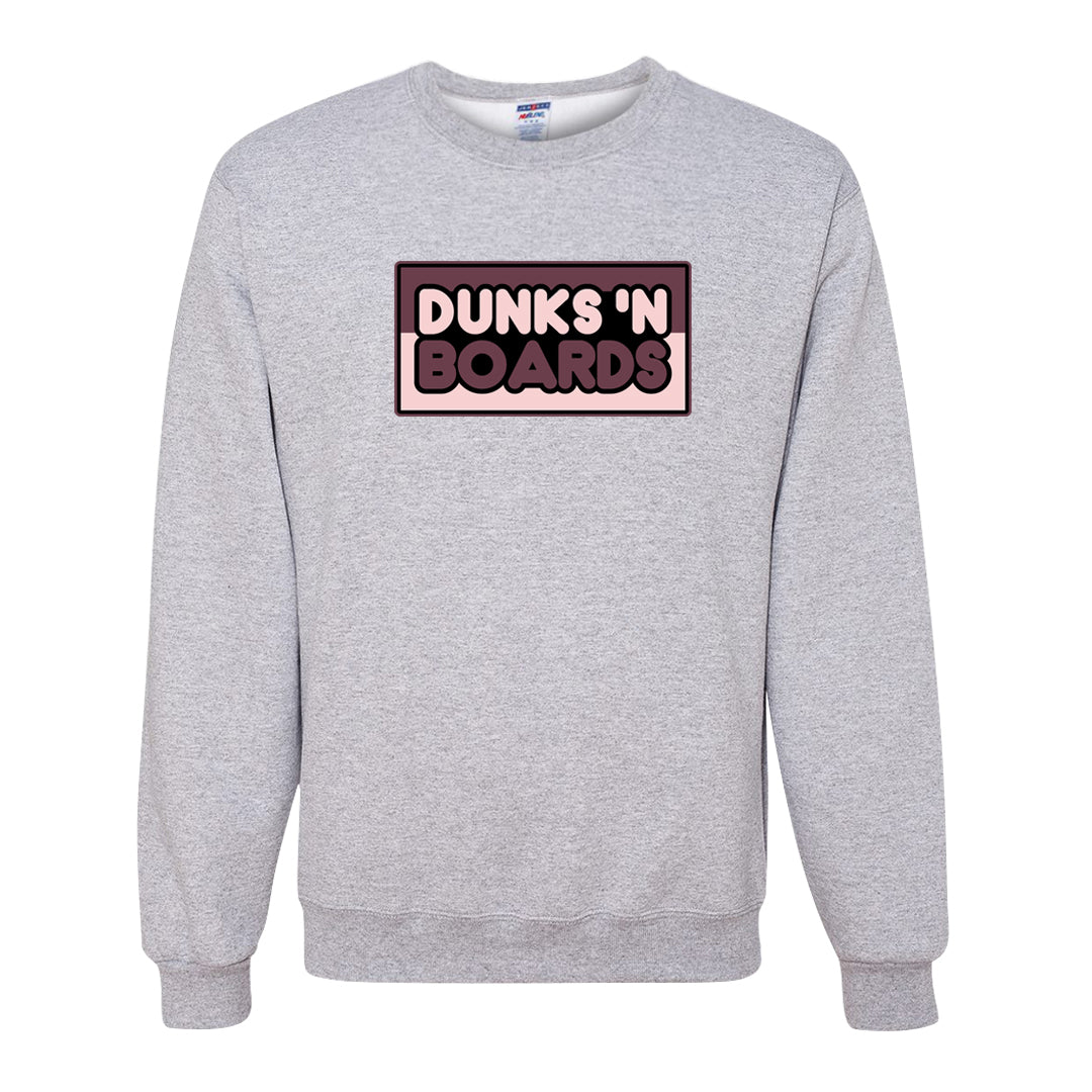 Teddy Bear Pink Low Dunks Crewneck Sweatshirt | Dunks N Boards, Ash
