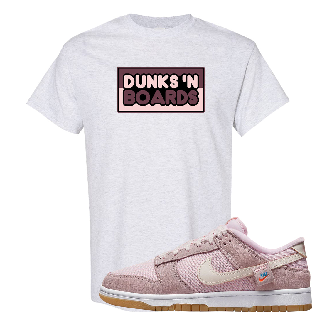 Teddy Bear Pink Low Dunks T Shirt | Dunks N Boards, Ash