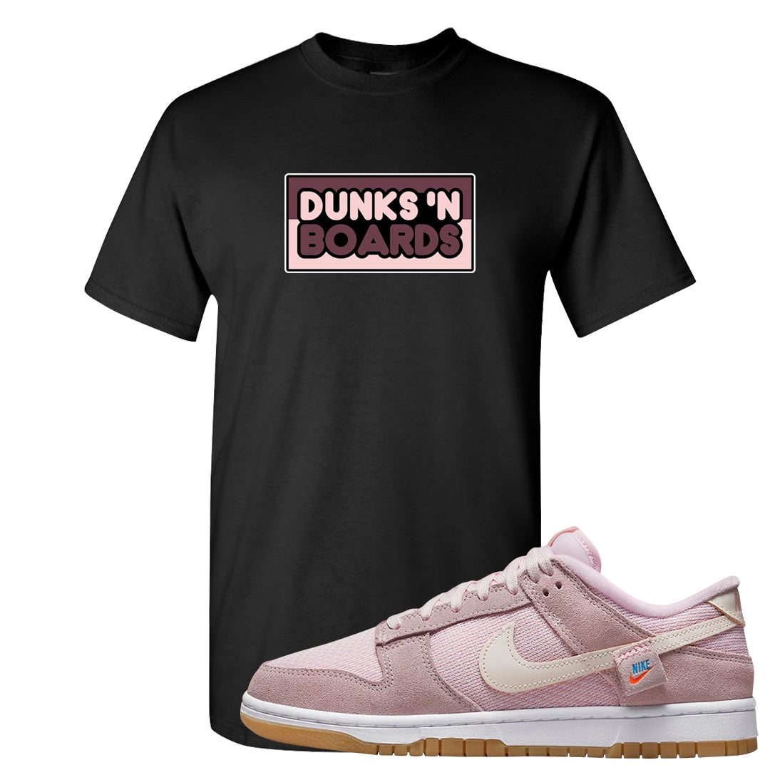 Teddy Bear Pink Low Dunks T Shirt | Dunks N Boards, Black