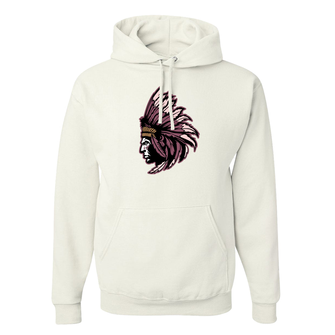 Teddy Bear Pink Low Dunks Hoodie | Indian Chief, White