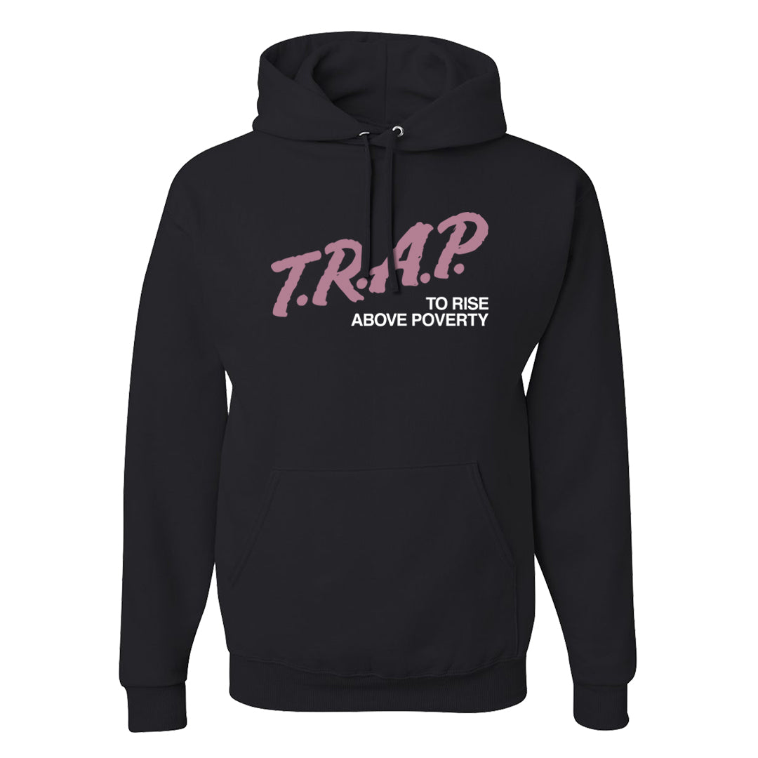 Teddy Bear Pink Low Dunks Hoodie | Trap To Rise Above Poverty, Black