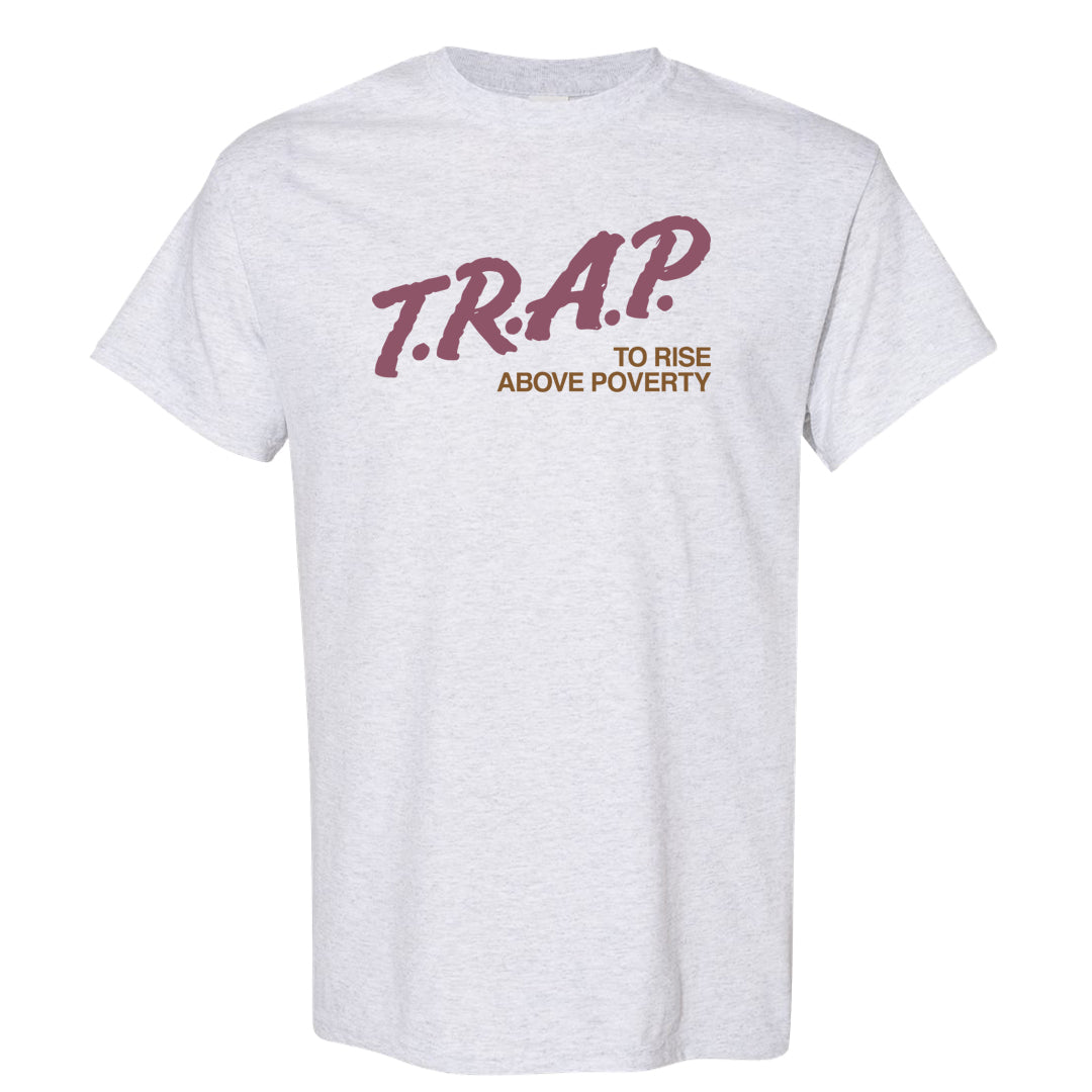 Teddy Bear Pink Low Dunks T Shirt | Trap To Rise Above Poverty, Ash