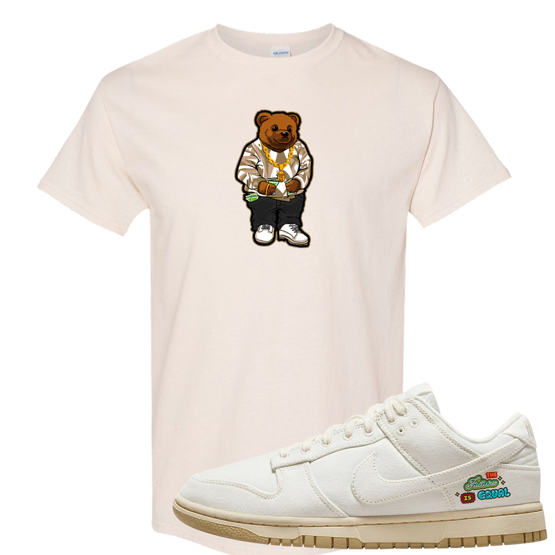 Future Is Equal Low Dunks T Shirt | Sweater Bear, Natural