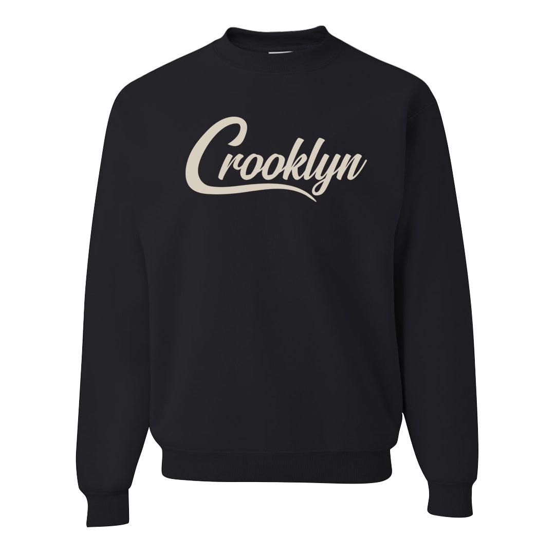 Future Is Equal Low Dunks Crewneck Sweatshirt | Crooklyn, Black