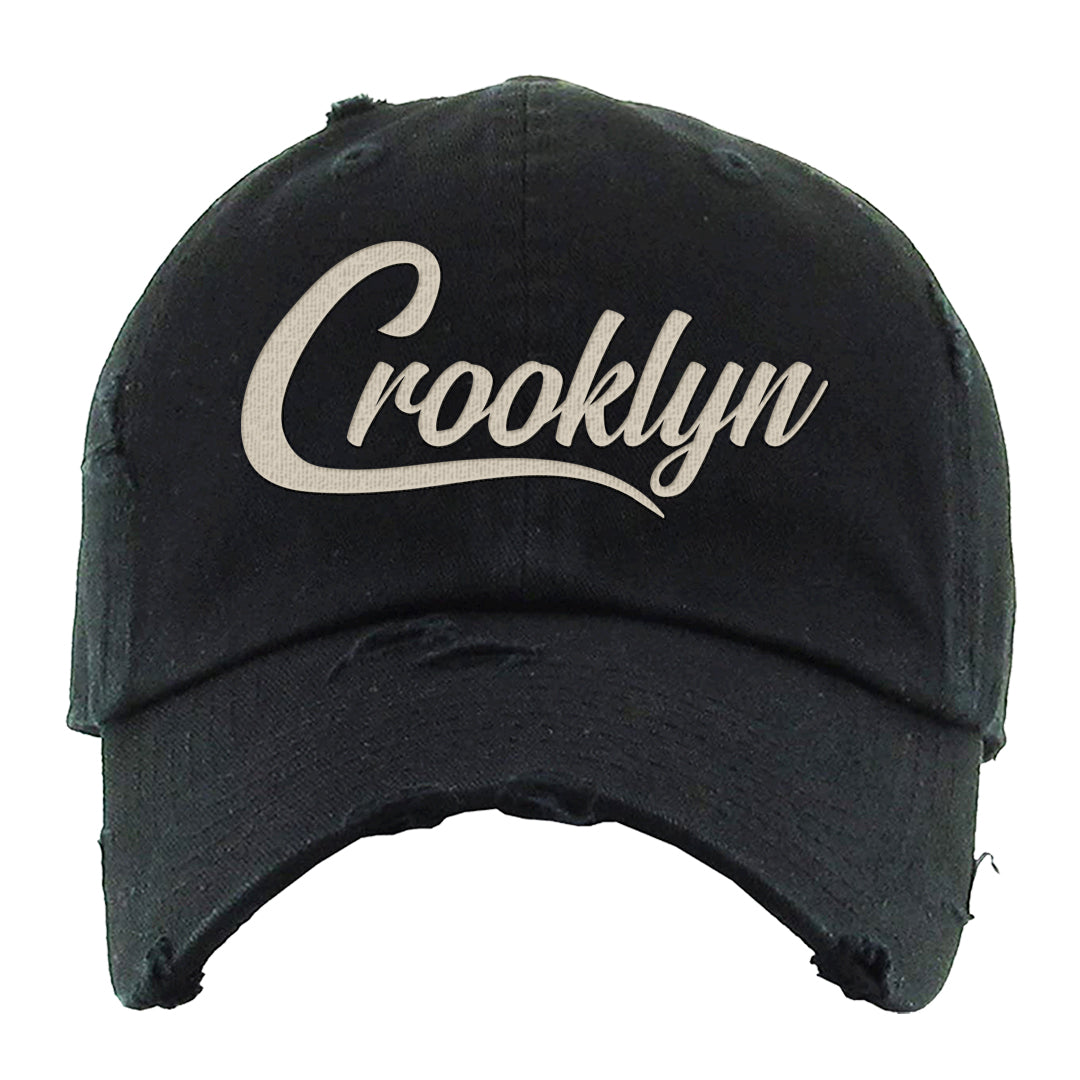 Future Is Equal Low Dunks Distressed Dad Hat | Crooklyn, Black