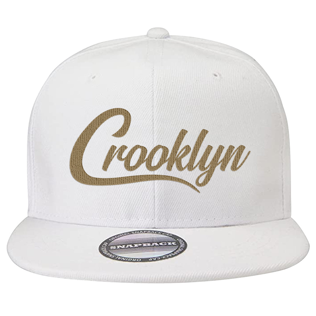 Future Is Equal Low Dunks Snapback Hat | Crooklyn, White