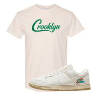 Future Is Equal Low Dunks T Shirt | Crooklyn, Natural