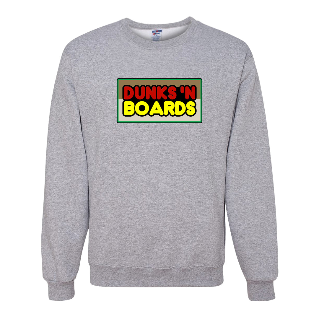 Future Is Equal Low Dunks Crewneck Sweatshirt | Dunks N Boards, Ash