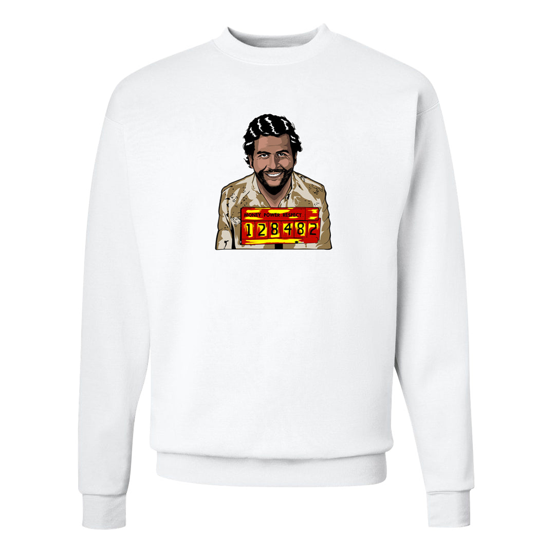 Future Is Equal Low Dunks Crewneck Sweatshirt | Escobar Illustration, White