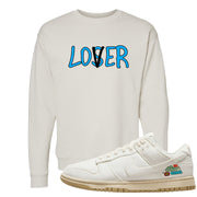 Future Is Equal Low Dunks Crewneck Sweatshirt | Lover, Sand