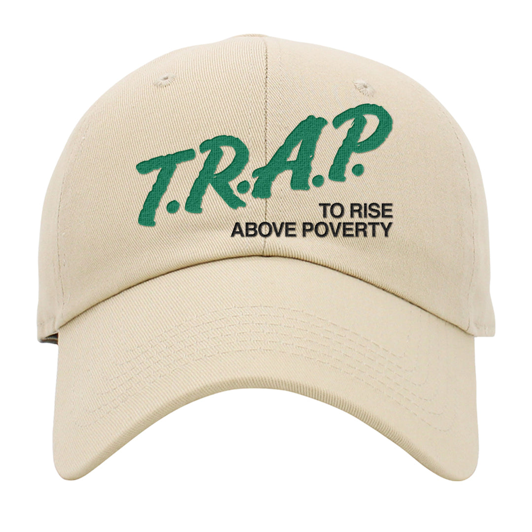 Future Is Equal Low Dunks Dad Hat | Trap To Rise Above Poverty, Ivory