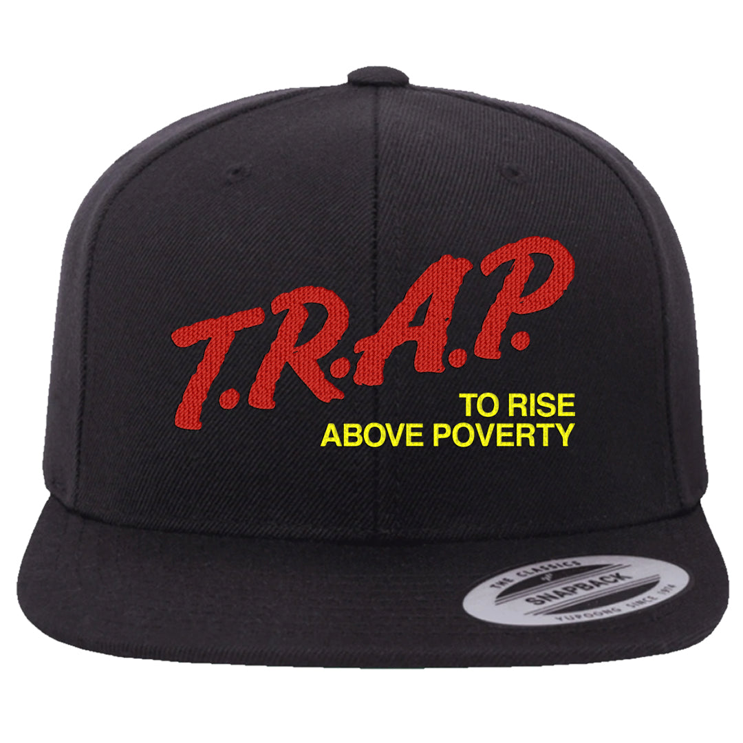 Future Is Equal Low Dunks Snapback Hat | Trap To Rise Above Poverty, Black