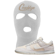 Vast Grey Low Dunks Ski Mask | Crooklyn, White
